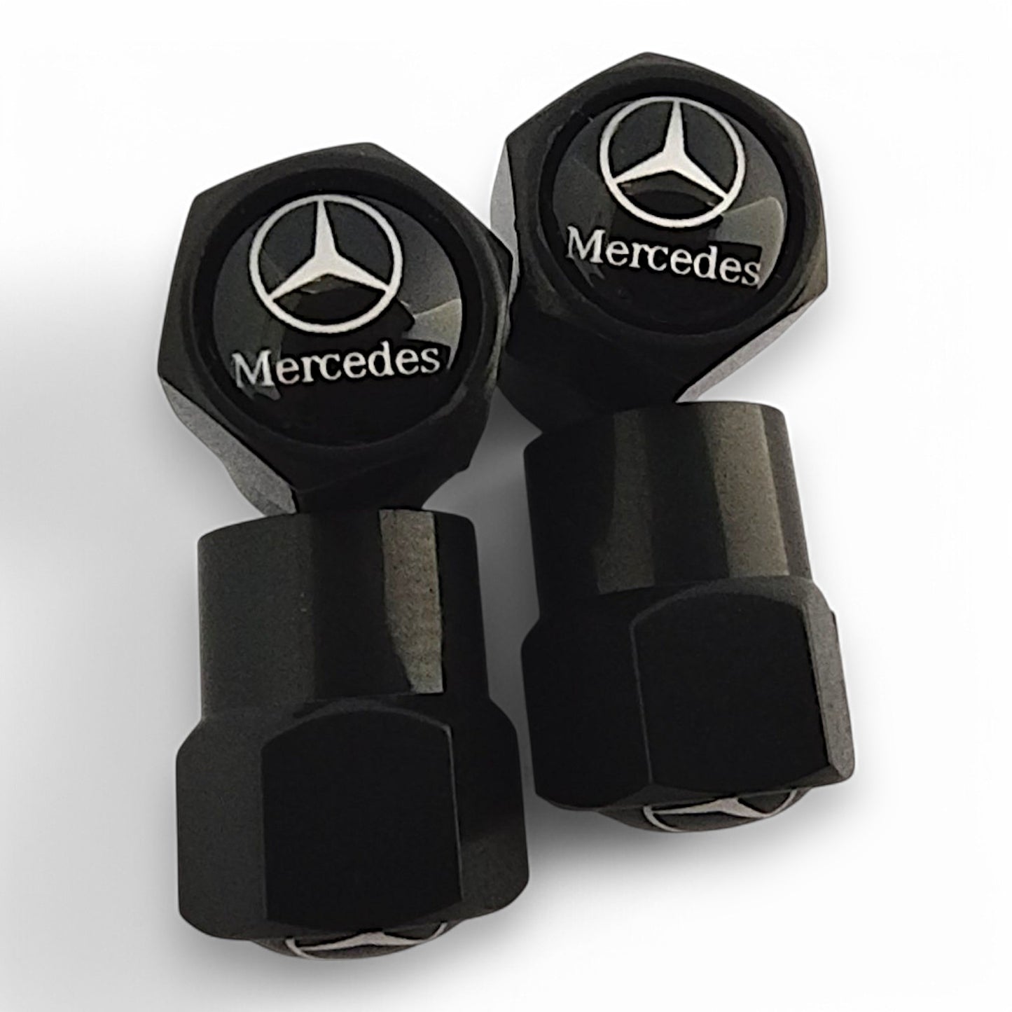 Mercedes Benz Dust Caps Anti Rust & Corrosion - Plastic Mercedes Tyre Valve Caps