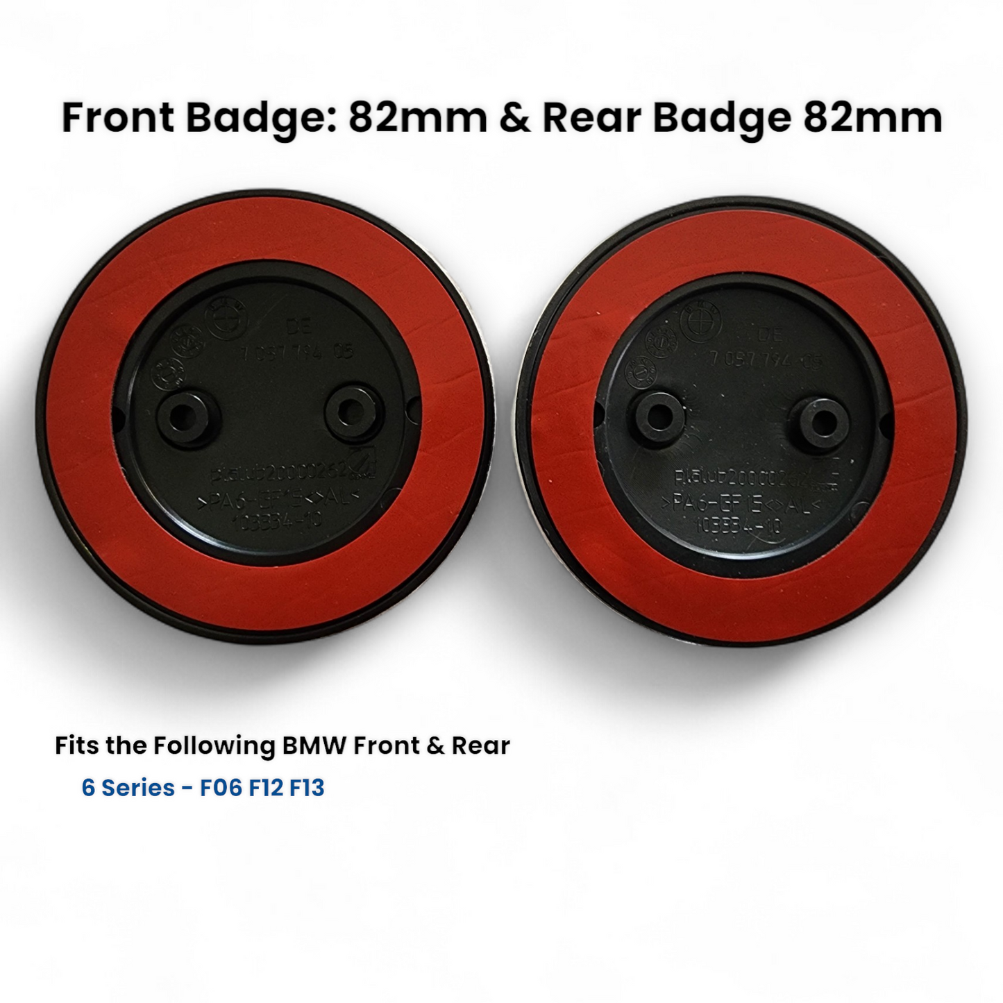 BMW Black Badges - Front & Rear Set - Various BMW Models