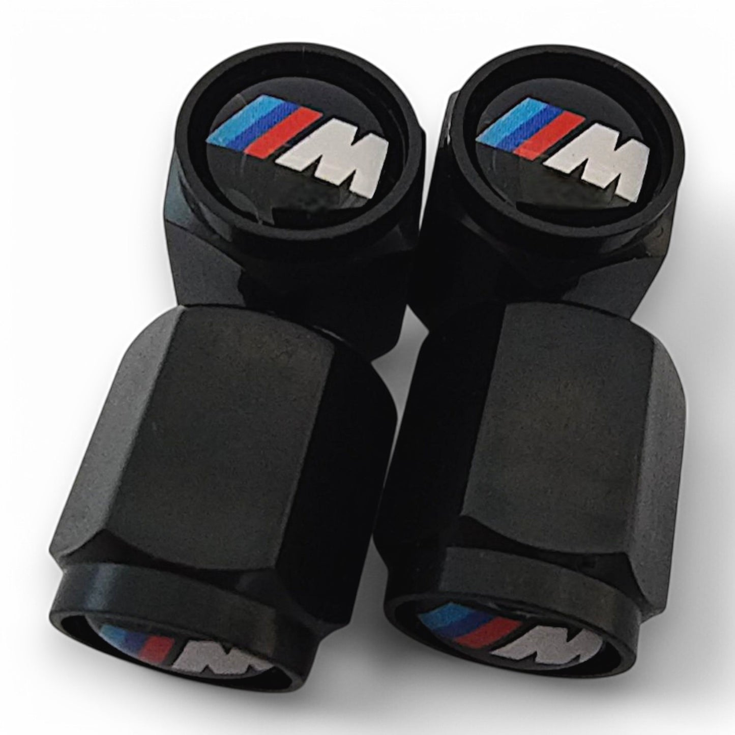 BMW Dust Caps x 8 - M Logo Anti Rust & Corrosion - Plastic BMW Tyre Valve Caps