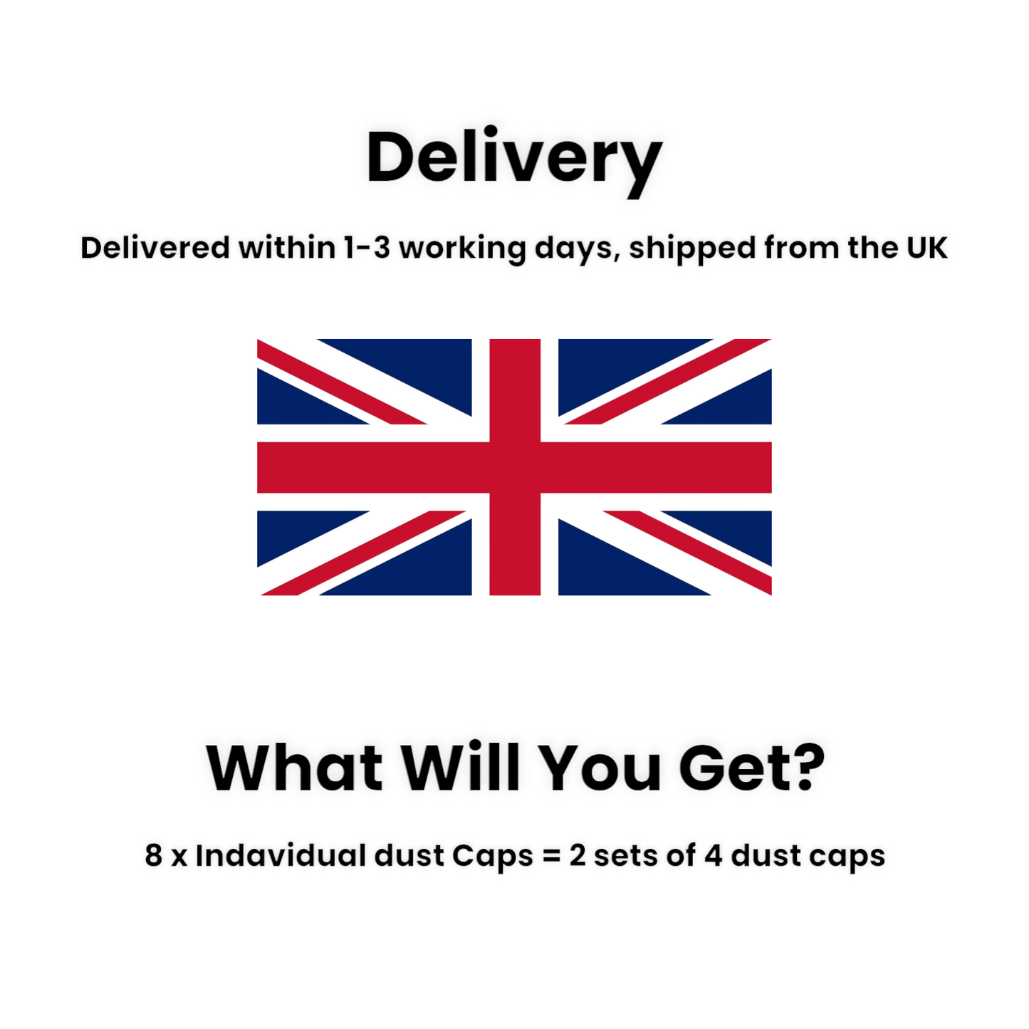 BMW Dust Caps x 8 - Original Logo Anti Rust & Corrosion - Plastic BMW Tyre Valve Caps