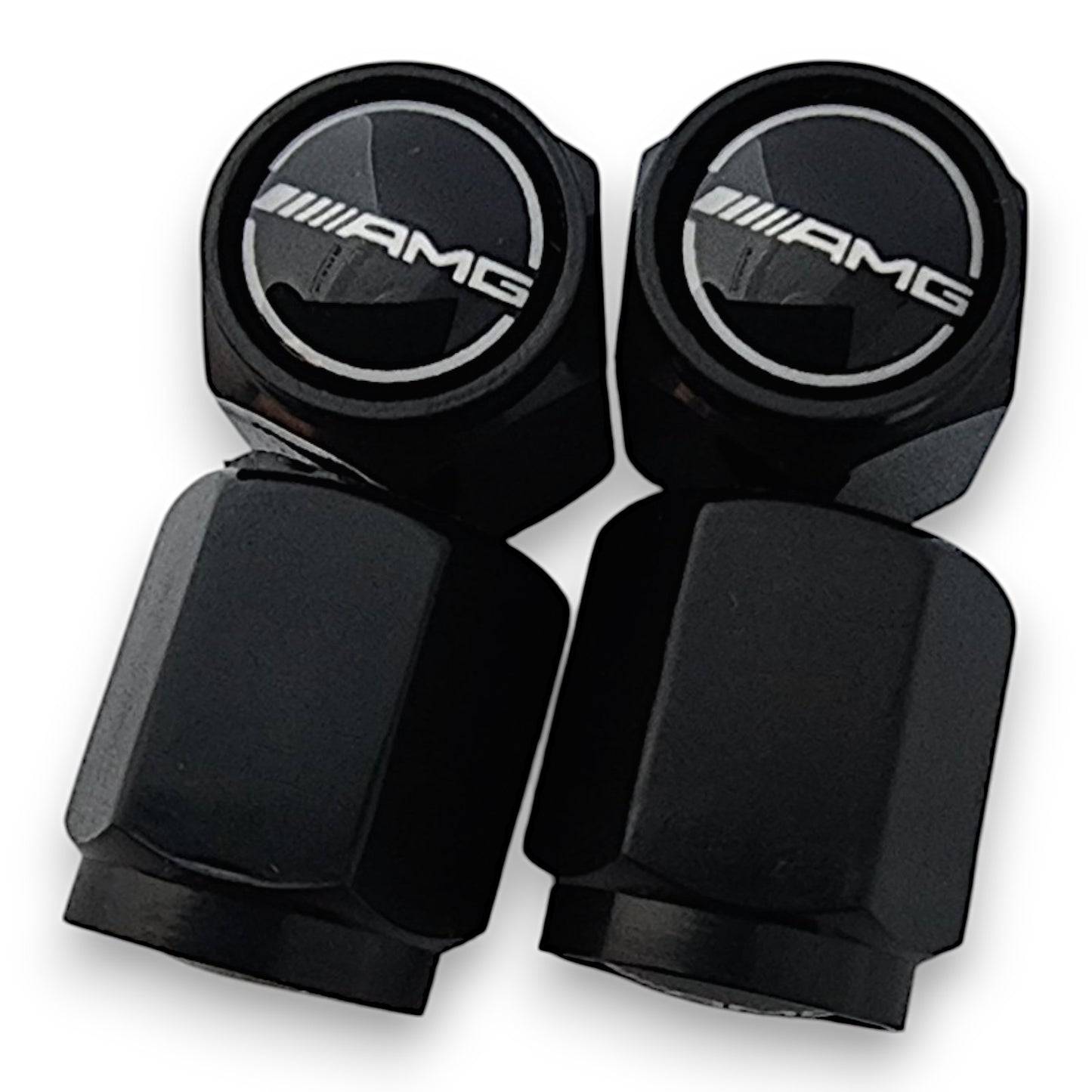 Mercedes Benz AMG Dust Caps x 8 Anti Rust & Corrosion - Plastic AMG Tyre Valve Caps