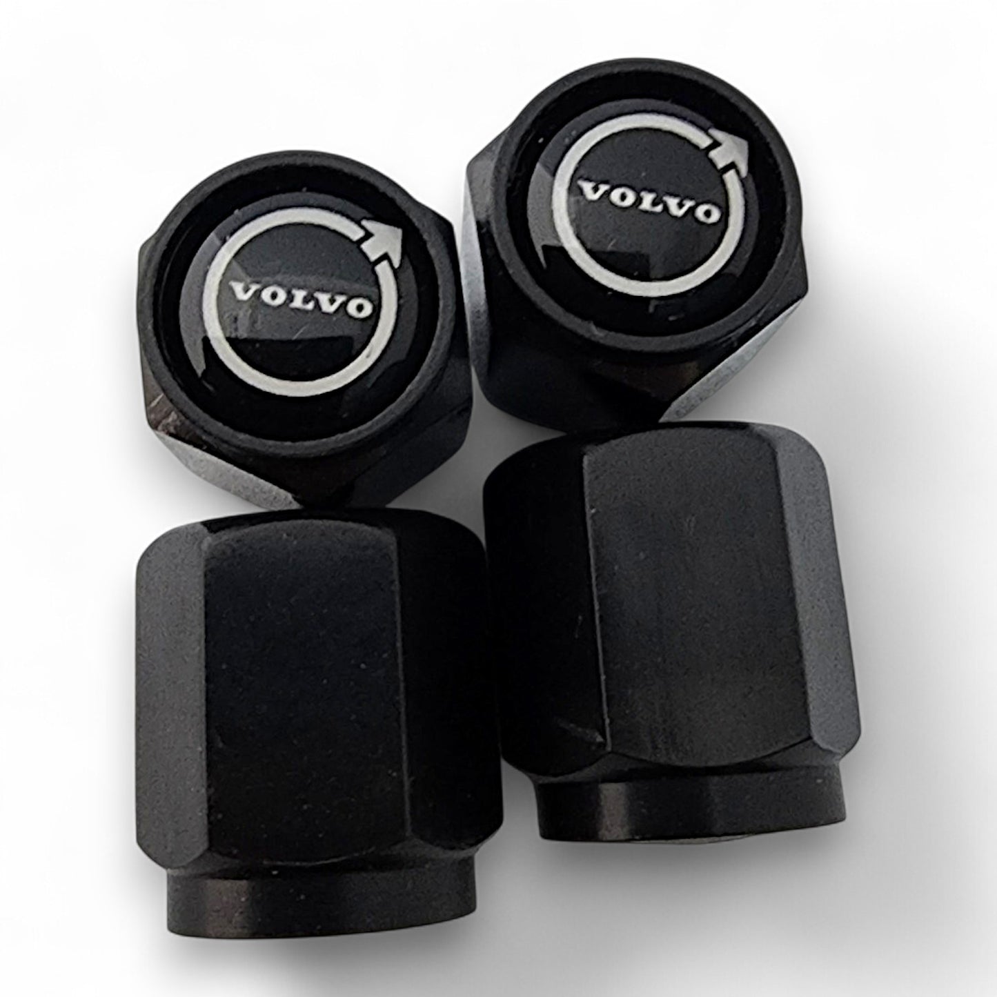 Volvo Dust Caps x 8 Anti Rust & Corrosion - Volvo Tyre Valve Caps