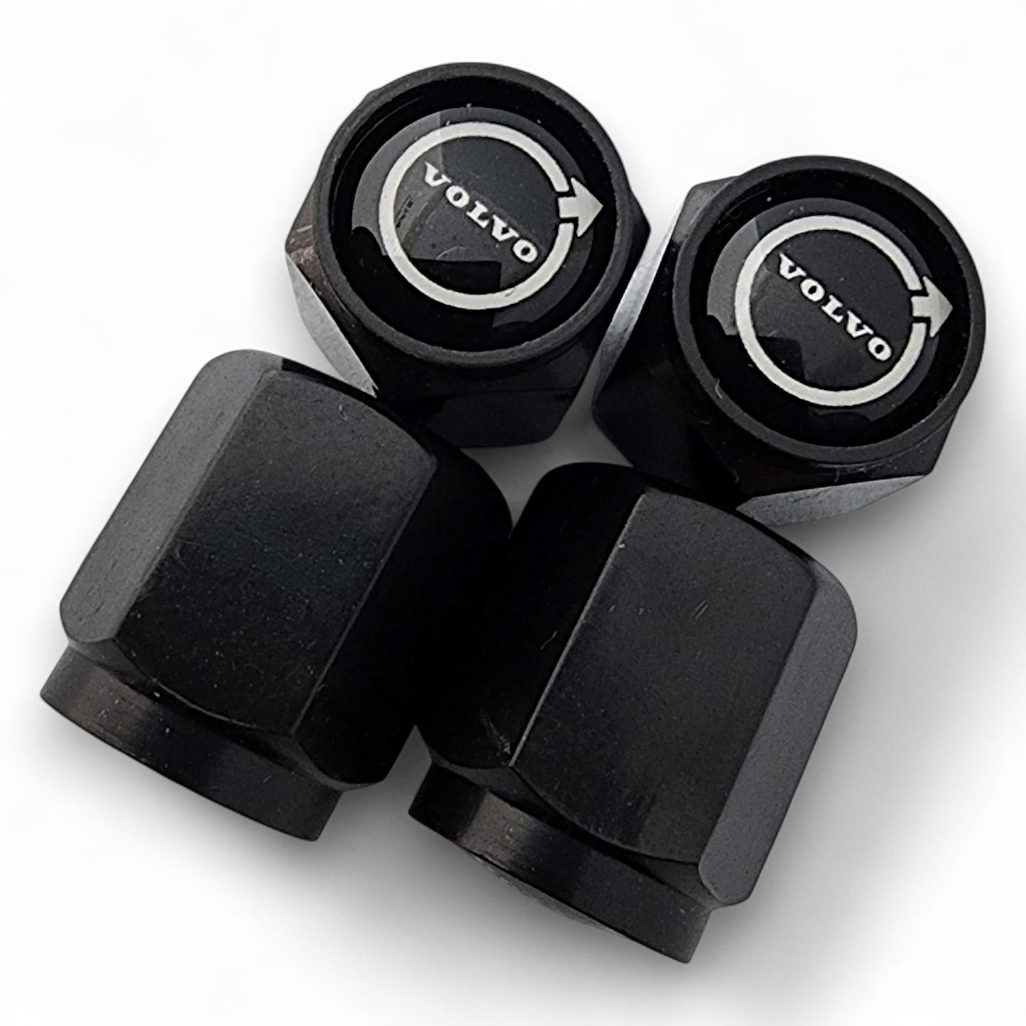Volvo Dust Caps x 8 Anti Rust & Corrosion - Volvo Tyre Valve Caps