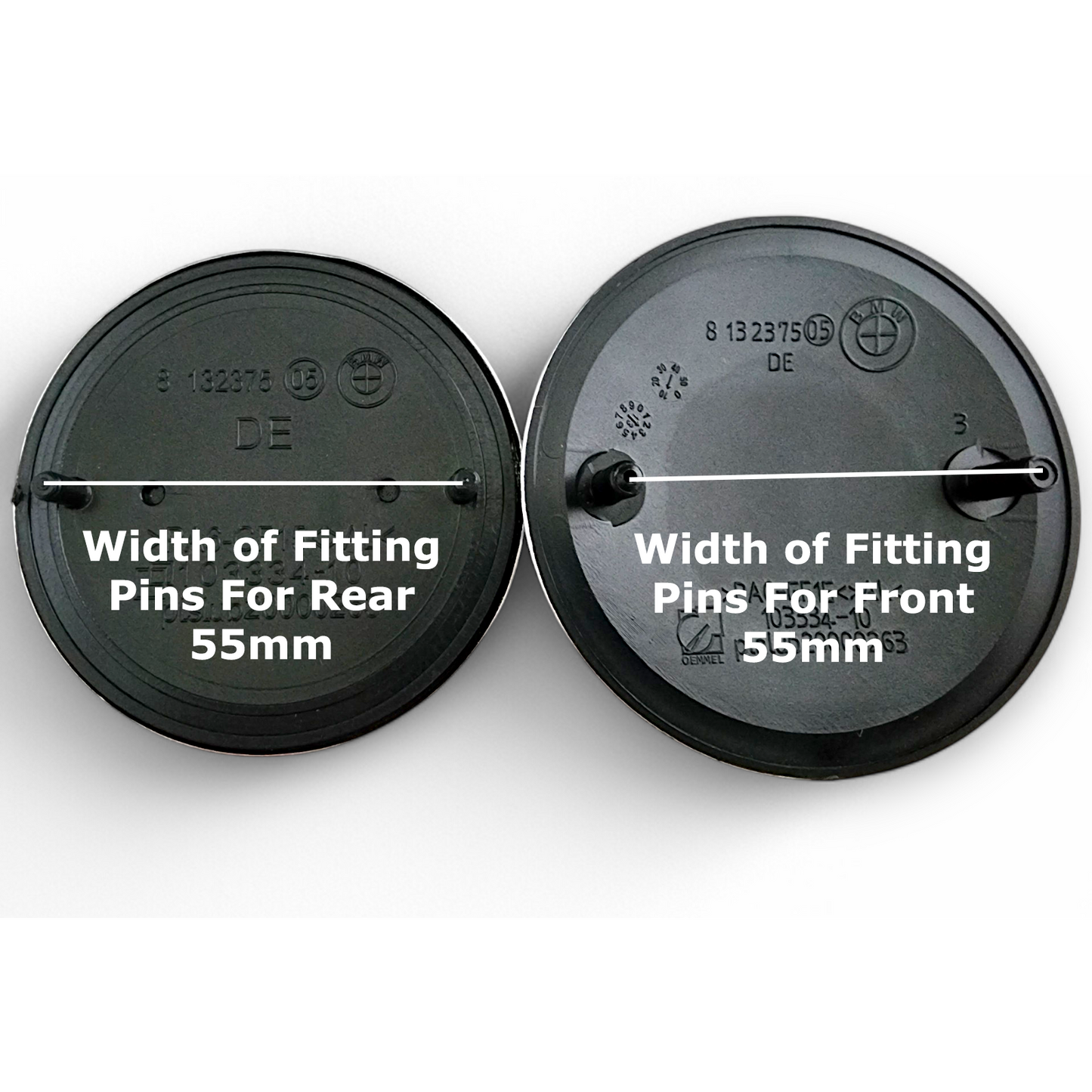 BMW E90 Badges 82mm Front & Rear 74mm Replacement Emblems