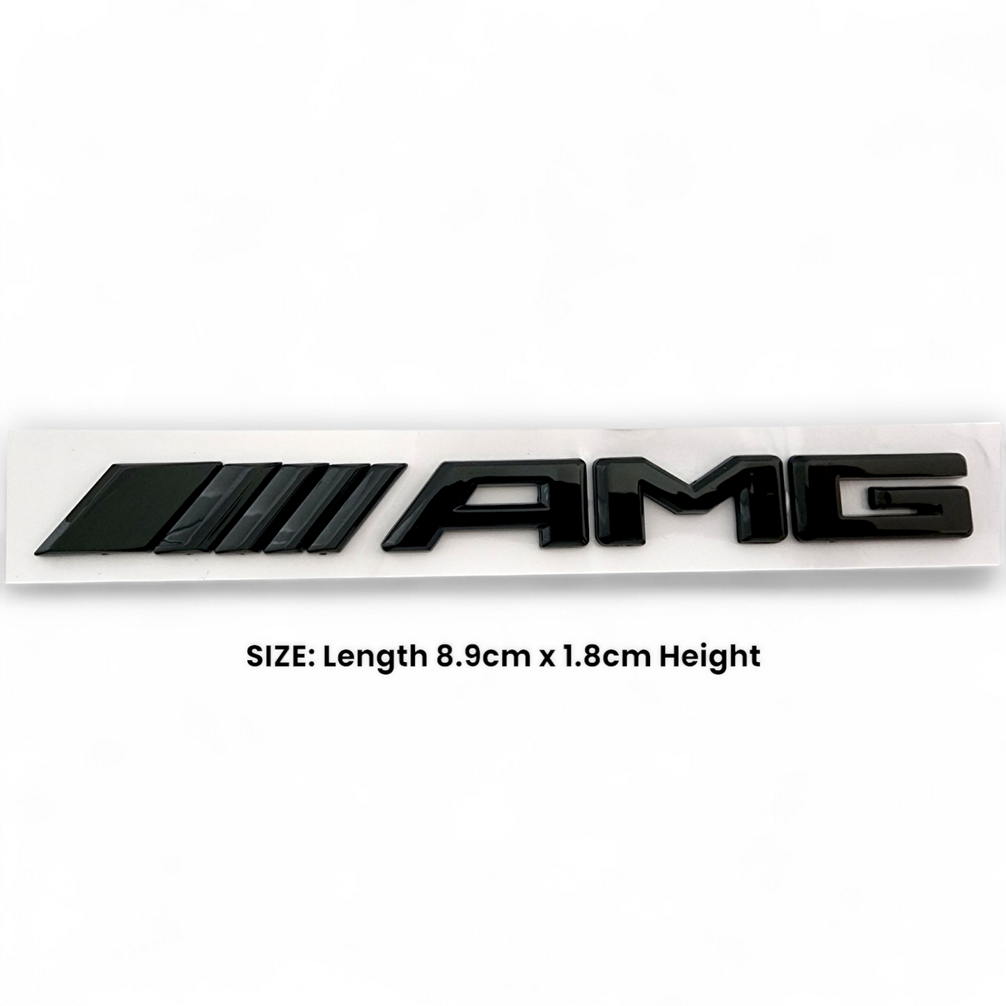 Mercedes AMG Badge Gloss Black
