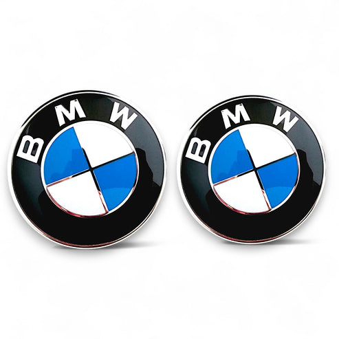 BMW Badges Emblems - Front & Rear Set - Various BMW Models – Car Plex UK