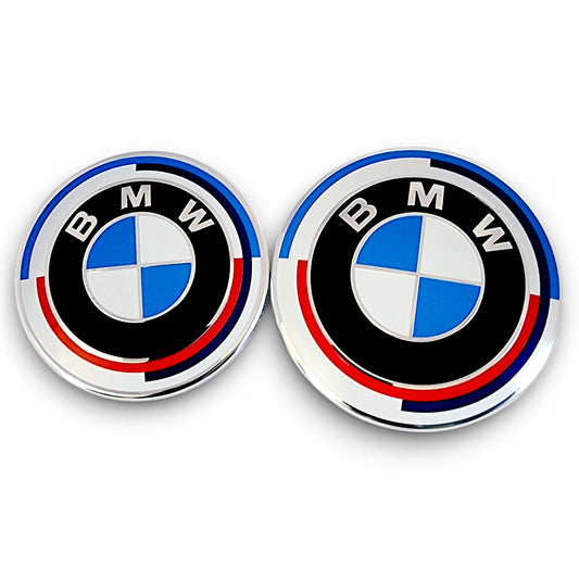 BMW Heritage Badges Front & Rear Set Emblems - Various BMW Models