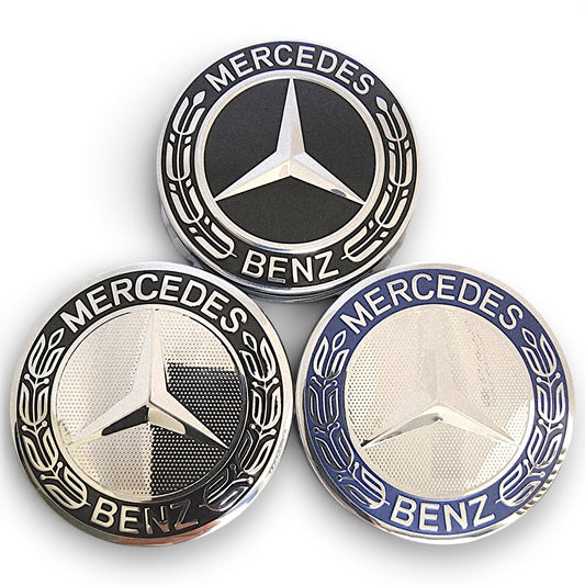 Mercedes Wheel Centre Caps - Various Models 75mm
