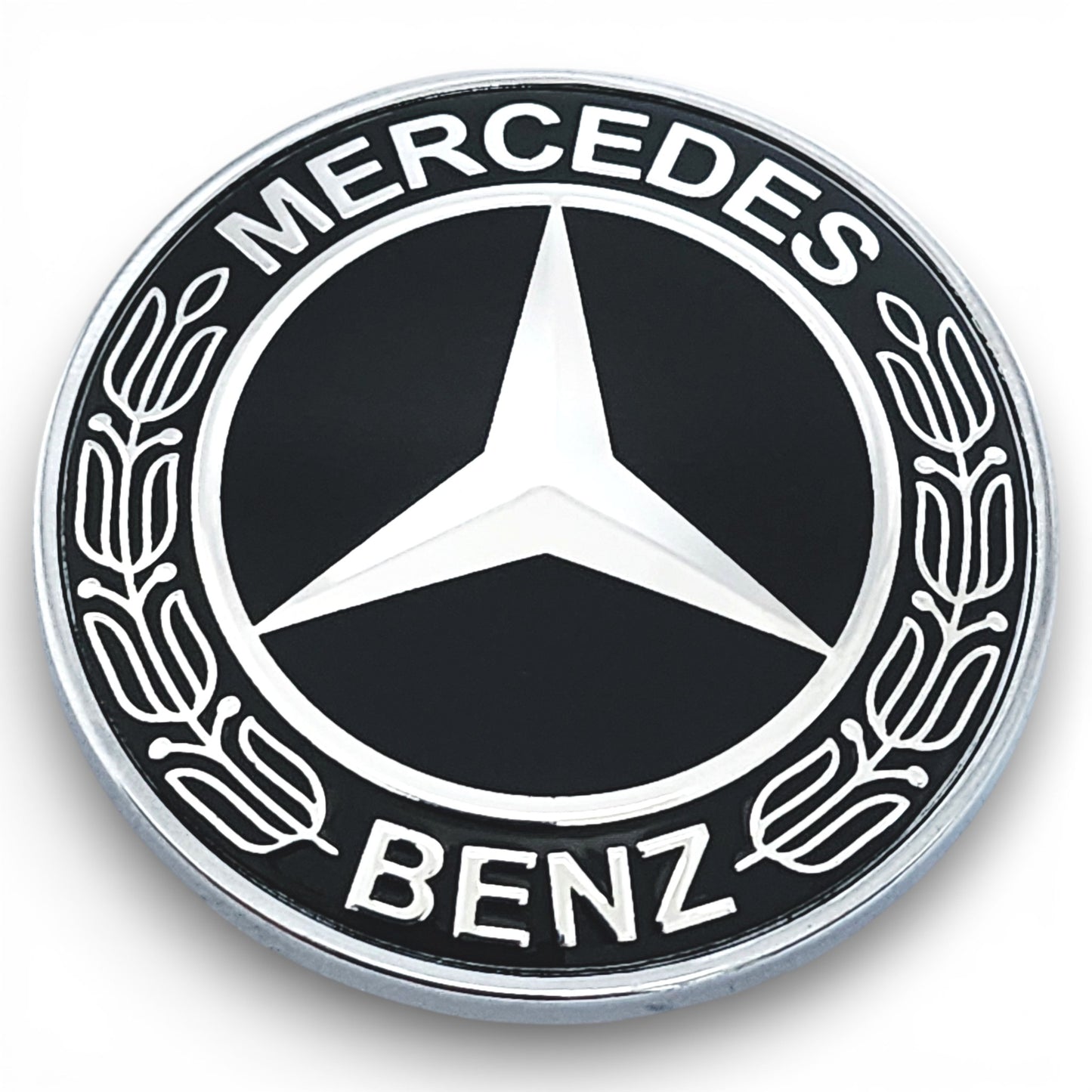 Mercedes Bonnet Badge Black